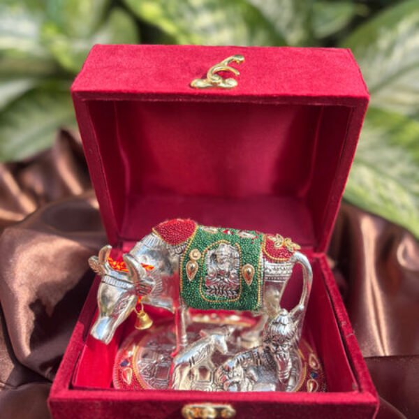 Bead Work Kamdhenu Cow