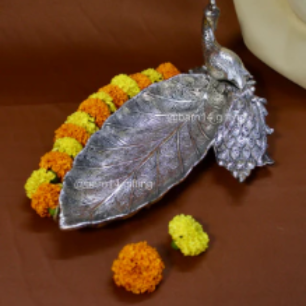 Peacock Pankh Leaf Tray