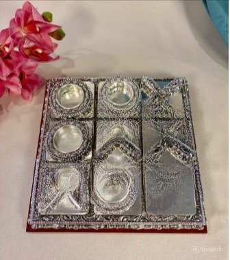 Pure Silver Tic Tac Toe