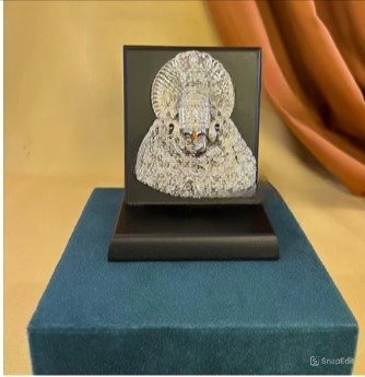 Pure Silver Khatu Shyam Ji Stand